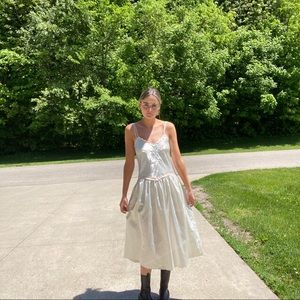 Vintage cottage core slip dress